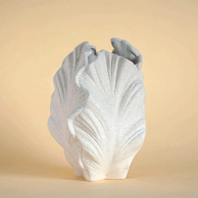 مزهرية غير منتظمة من السيراميك من CAPIRON لعشب بام...