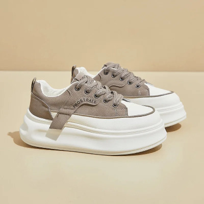 أحذية نسائية منخفضة الأعلى كاجوال منصة حذاء رياضة...