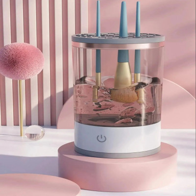 منظف فرش المكياج، أداة تنظيف البودرة الأوتوماتيكية...