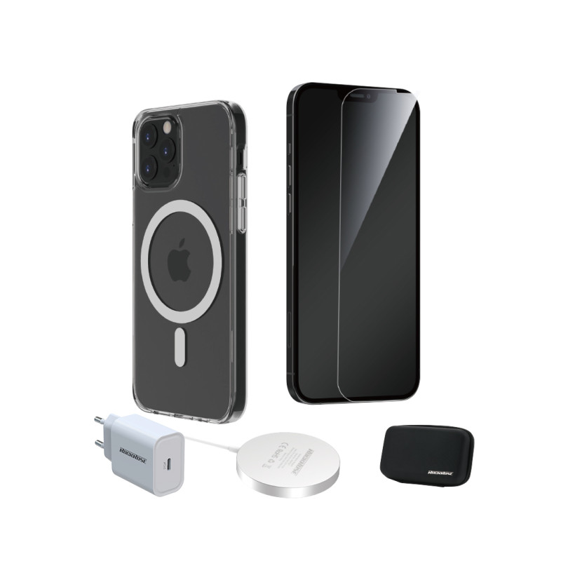 (بكج الحماية والشحن للايفون 13 برو)