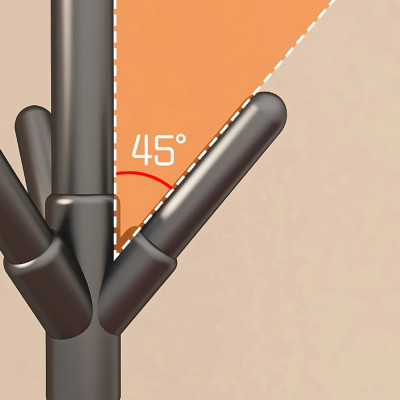 حامل على شكل فرع شجرة رف معطف ، خطاف متعدد ، حامل...