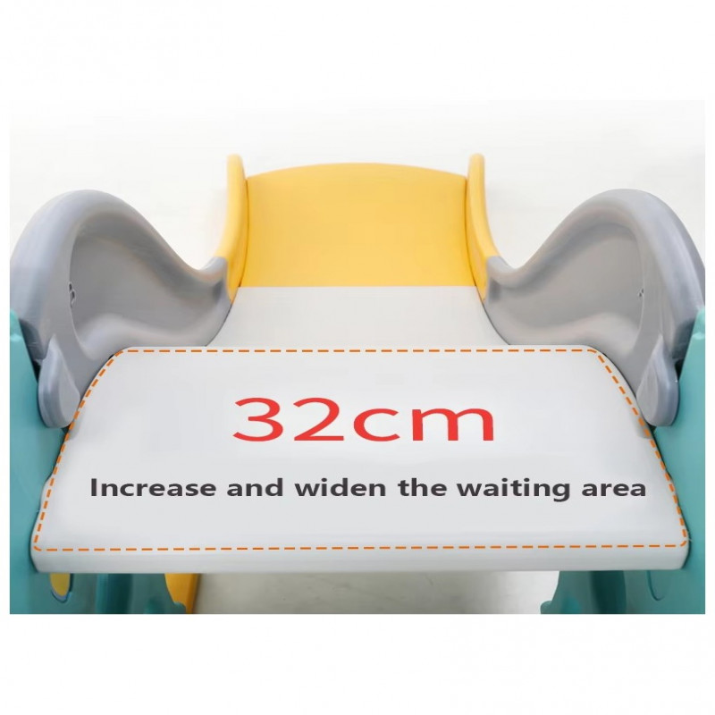 زحليقة أطفال قابلة للطي مع كرة سلة ,146*43*98.5 سم...