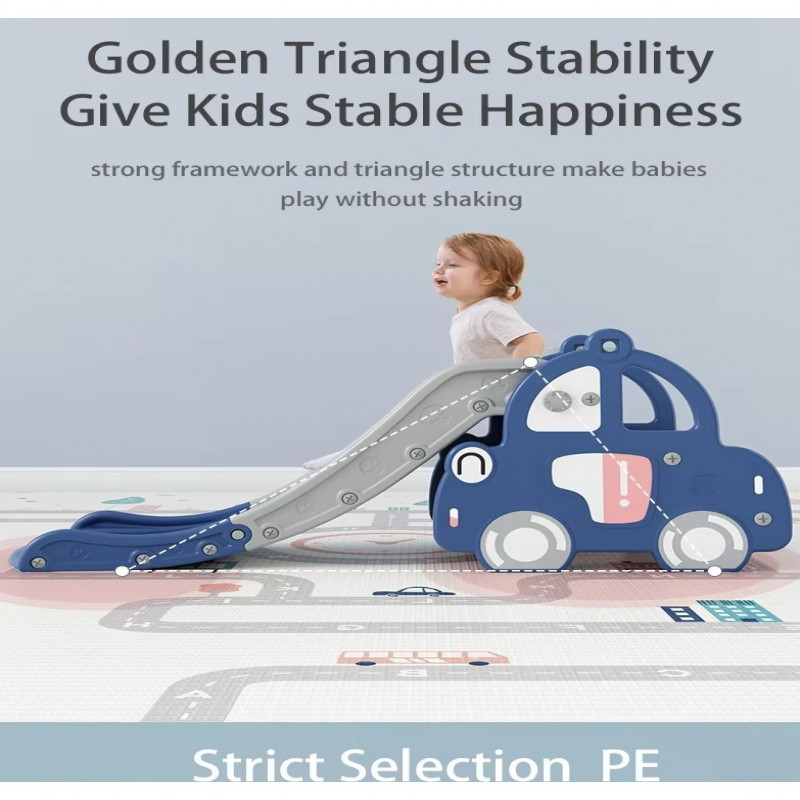 زحليقة علي شكل سيارة مع كرة سلة,وردي