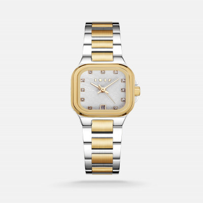 ساعة آن نسائية ستيل باللون الذهبي و الفضي