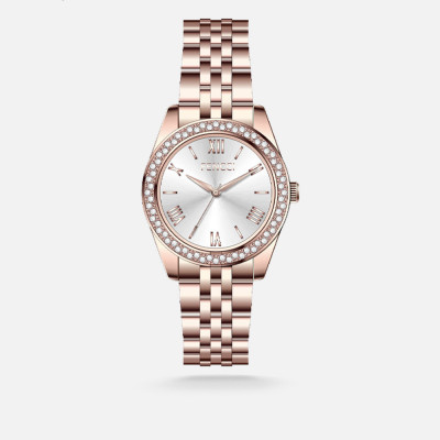 ساعة نسائية ستيل بتصميم انيق