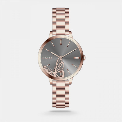 ساعة نسائية ستيل بتصميم انيق