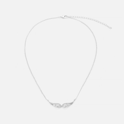 سلسال نسائي بتصميم جذاب فضي | MJN035F1103