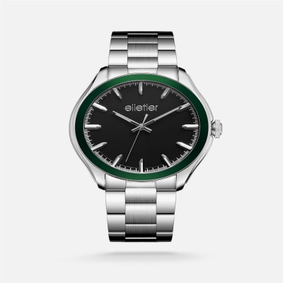 ساعة رجالية من أليتير بلون فضي