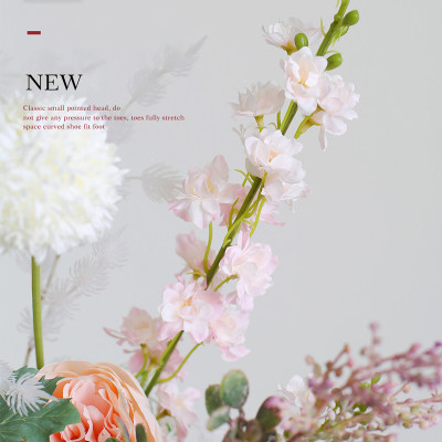 سلسلة وردية خلفية ترحيبية ، ديكور الزفاف ، قوس الق...