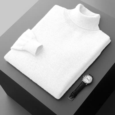 جديد الرجال الياقة المدورة البلوز سترة بلون محبوك...