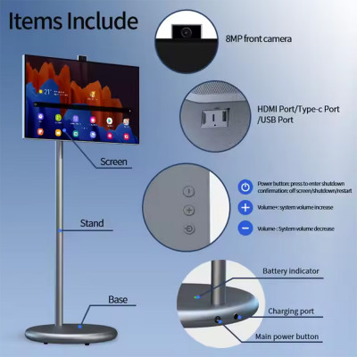 27 بوصة 8 النواة وحدة المعالجة المركزية الذكية And...