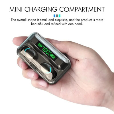 سماعات بلوتوث لاسلكية ، سماعات أذن TWS مقاومة للما...