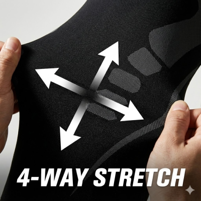 تي شيرت رياضي رجالي مناسب للعضلات، قميص ضغط عالي ا...