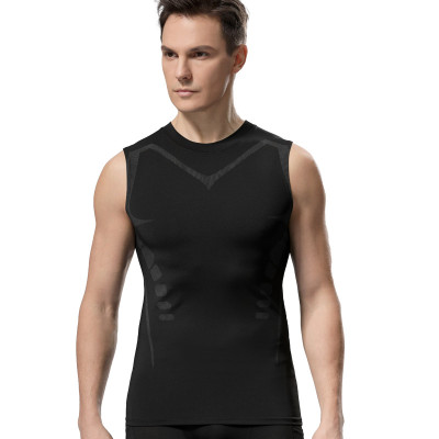 Compression Tank Top Men Gym Shirts Sleeveless Qui...
